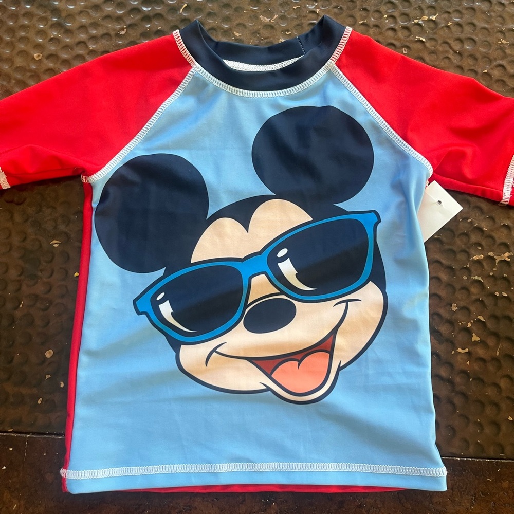 Mickey Mouse Rashguard/swim shirt